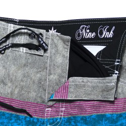 boardshort homme nine ink stripes